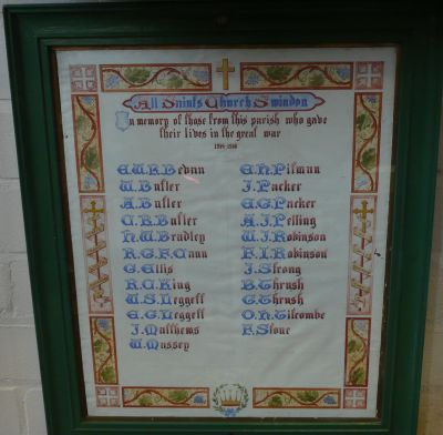 All Saints Church memorial