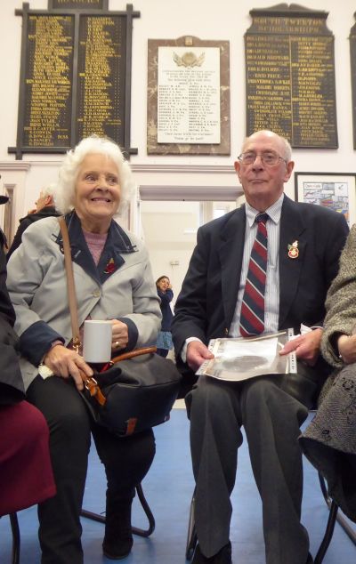 Shelagh Padfield and Malcolm Curran at OPJS in November 2018