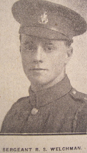 Burnley newspaper photo of Stanley Welchman